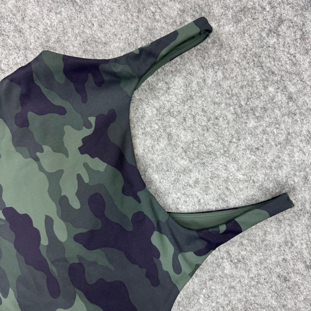 Old Navy Active Camouflage Print PowerSoft Sports Bra Light Support Medium